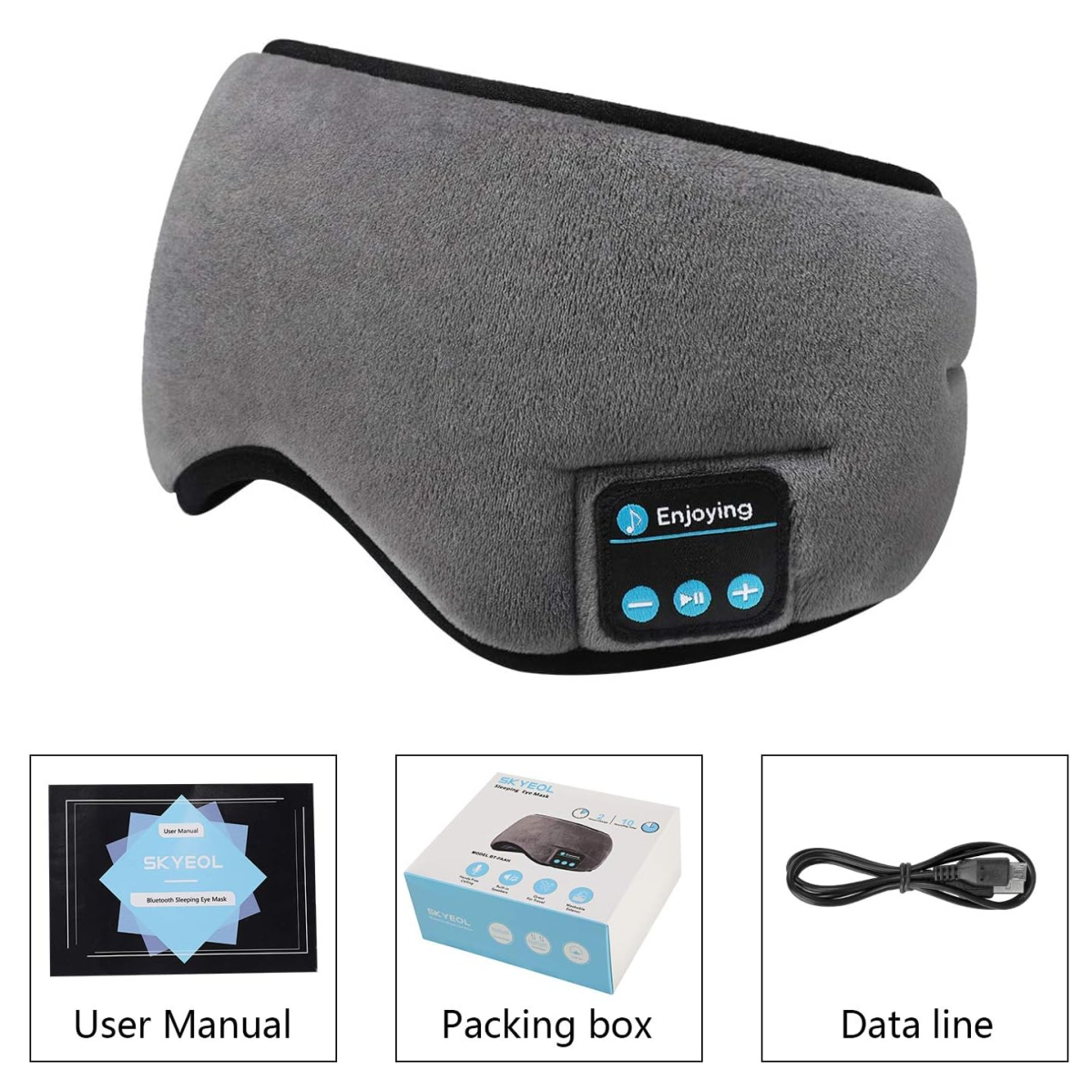 Koalmi SleepBand™ – Antifaz Bluetooth Para Dormir Mejor